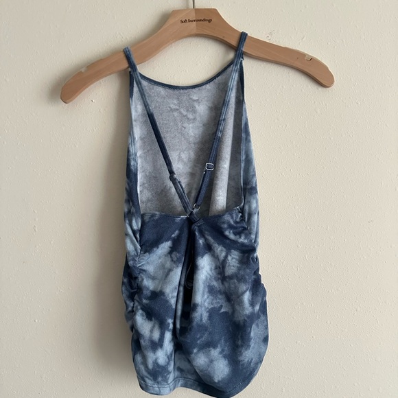 Gilly Hicks Cozy Halter Tank Top - Blue Wash - Picture 4 of 5